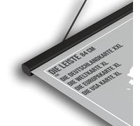 Vacentures Barre de serrage à visser pour cartes magnétiques 84 cm