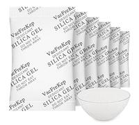 VacFreKep 20 Grammes 75 Pièces Gel de Silice Sachet anti Humidité,Sachet Déshydratant,Sachet Absorbeur d'humidité,Silica Gel Sachets Desiccant Packets for Storage