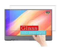 VacFun Anti Lumière Bleue Protection d'écran en Verre Trempé, Compatible avec G-Story GSV56FT 15.6 inch Display Monitor Visible Area Screen Protector(Pas Une Couverture complète)