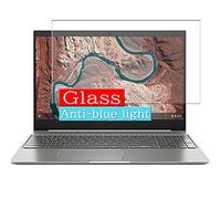 VacFun Anti Lumière Bleue Protection d'écran en Verre Trempé, Compatible avec HP Chromebook 15-de0000 si/de0021cl/de0000na/de0010nr/de0035cl/de0517wm 15.6" Visible Area(Pas Une Couverture complète)