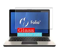 VacFun Anti Lumière Bleue Protection d'écran en Verre Trempé, Compatible avec HP Folio 13-2000 si 13.3" Visible Area Screen Protector(Pas Une Couverture complète)