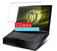 VacFun Anti Lumière Bleue Protection d'écran en Verre Trempé, Compatible avec MSI WE63-8SI 15.6" Visible Area Screen Protector(Pas Une Couverture complète)
