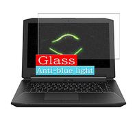 VacFun Anti Lumière Bleue Protection d'écran en Verre Trempé, Compatible avec Schenker Technologies XMG P407 14" Visible Area Screen Protector(Pas Une Couverture complète)