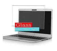 VacFun Anti Lumière Bleue Protection d'écran en Verre Trempé, Compatible avec Tuxedo InfinityBook Pro 14 14" Visible Area Screen Protector(Pas Une Couverture complète)