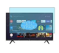 VacFun Lot de 2 Anti Lumière Bleue Protection d'écran, Compatible avec TCL 32S615 TV 32", Film Protecteur Anti Blue Light(Non vitre Verre trempé)