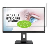 VacFun Lot de 3 Clair Film de Protection d'écran, Compatible avec ASUS VA279HAE VA279HE VA279HAEL VA279HAL 27" Display Monitor, Film Protecteur sans Bulles(Non vitre Verre trempé)