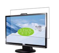 VacFun Lot de 3 Clair Film de Protection d'écran, Compatible avec ASUS VK248H-CSM / VK248 24" Display Monitor, Film Protecteur sans Bulles(Non vitre Verre trempé)