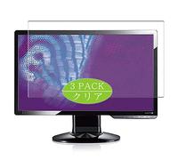 VacFun Lot de 3 Clair Film de Protection d'écran, Compatible avec BENQ G925HD / G925HDA 18.5" Display Monitor, Film Protecteur sans Bulles(Non vitre Verre trempé)