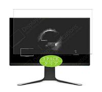 VacFun Lot de 3 Clair Film de Protection d'écran, Compatible avec Dell Alienware AW2720 / AW2720HF 27" Display Monitor, Film Protecteur sans Bulles(Non vitre Verre trempé)