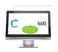 VacFun Lot de 3 Clair Film de Protection d'écran, Compatible avec HP ProOne 600 G2 21.5", Film Protecteur sans Bulles(Non vitre Verre trempé)