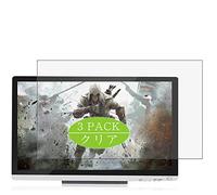 VacFun Lot de 3 Clair Film de Protection d'écran, Compatible avec HUION GT-220 V2 IPS 21.5", Film Protecteur sans Bulles(Non vitre Verre trempé)