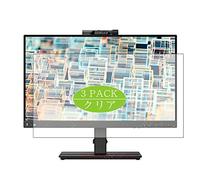 VacFun Lot de 3 Clair Film de Protection d'écran, Compatible avec Lenovo ThinkVision T22v-20 21.5" Display Monitor, Film Protecteur sans Bulles(Non vitre Verre trempé)