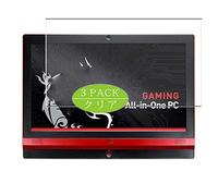 VacFun Lot de 3 Clair Film de Protection d'écran, Compatible avec MSI Wind Top AG240 2PE AIO 24", Film Protecteur sans Bulles(Non vitre Verre trempé)