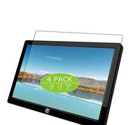 VacFun Lot de 4 Clair Film de Protection d'écran, Compatible avec MageDok 7 inch 1024x600 Full HD IPS Portable Monitor C007A, Film Protecteur sans Bulles(Non vitre Verre trempé)