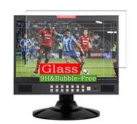VacFun Protection d'écran en Verre Trempé, Compatible avec Datavideo Technologies TLM-170L/TLM-170LR/TLM-170LM 17.3" Display Monitor Visible Area Screen Protector(Pas Une Couverture complète)