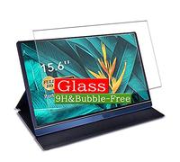 VacFun Protection d'écran en Verre Trempé, Compatible avec Lepow Z1 Pro 15.6" Mobile Monitor Display Visible Area Tempered Glass Screen Protector(Pas Une Couverture complète)