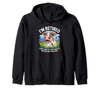 Vache à la Retraite, j'en AI Fini, tu ne Peux Pas me Faire Un Humour drôle Sweat à Capuche
