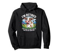 Vache à la Retraite, j'en AI Fini, tu ne Peux Pas me Faire Un Humour drôle Sweat à Capuche