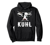 Vache Amusante comme des Vaches avec Lunettes de Soleil Cadeau Paysan Sweat à Capuche