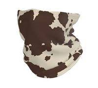 Vache Brune 2 Tube Bandeaux Respirant Cache-Col Anti-Solaire Bande De Cheveux pour Sports Homme Ski 30X26Cm