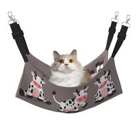 Vache de Dessin animé Mignonne imprimée,Hamac Suspendu pour Chat, lit Suspendu Doux Double Face pour Petits Chiens,L