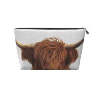 Vache des Highlands colorée, Trousse de Toilette Trousse de Maquillage Sac à cosmétiques Trousse de Toilette de Voyage Portable
