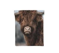 Vache des Highlands Faune écossaise, Sac de Rangement pour Femmes, Portefeuille supérieur à Presser, Petit Porte-Monnaie, Pochette de Changement
