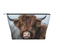 Vache des Highlands Faune écossaise, Trousse de Toilette Trousse de Maquillage Sac à cosmétiques Trousse de Toilette de Voyage Portable