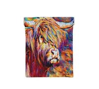 Vache des Highlands imprimée, Sac de Rangement pour Femmes, Portefeuille supérieur à Presser, Petit Porte-Monnaie, Pochette de Changement