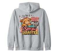 Vache des Highlands Spicy Disaster Funny Sassy Animal Sweat à Capuche