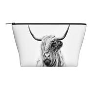 Vache des Highlands, Trousse de Toilette Trousse de Maquillage Sac à cosmétiques Trousse de Toilette de Voyage Portable