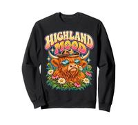 Vache des Highlands Vintage avec Style Amusant Sweatshirt