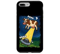 Vache drôle OVNI Alien Amoureux des Animaux Bruh garçons Filles Enfants Coque pour iPhone 7 Plus/8 Plus
