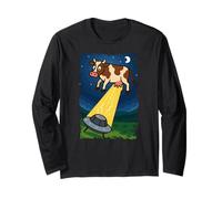 Vache drôle OVNI Alien Amoureux des Animaux Bruh garçons Filles Enfants Manche Longue