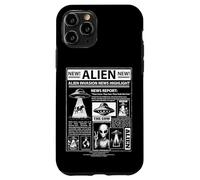 Vache drôle OVNI Invasion Alien News Farmer Journal Coque pour iPhone 11 Pro