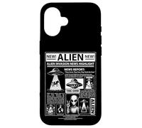 Vache drôle OVNI Invasion Alien News Farmer Journal Coque pour iPhone 16