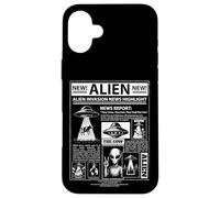 Vache drôle OVNI Invasion Alien News Farmer Journal Coque pour iPhone 16 Plus