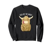 Vache écossaise des Highlands « Och Aye The Moo! » Sweatshirt