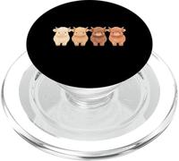 Vache écossaise Highland Mignon Highlander Cattle Art Peau de Vache PopSockets PopGrip pour MagSafe