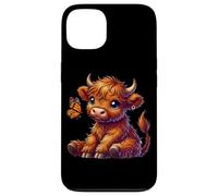 Vache écossaise Highland Veau Graphique propriétaire de Vache Coque pour iPhone 13