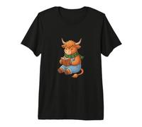Vache Élandaise Mignonne Lit Un Livre T-Shirt Haut de Gamme