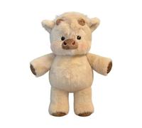 Vache en Peluche - Adorable Vache en Peluche Qui Court | s de Collection en Forme de Veau Tout Doux pour Enfant et Adultes Soulager le Stress | Peluch d'animal Fermier pour la Décor Intérieure