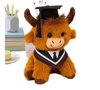 Vache en peluche mignonne assise décoration de ferme réaliste | Peluche de vache en peluche pour cadeau câlin sommeil chambre d'enfant chambre à coucher salle de jeux canapé coussin