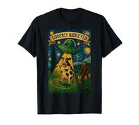 Vache Extraterrestre enlèvement Bigfoot OVNI Van Gogh T-Shirt