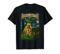 Vache Extraterrestre enlèvement Bigfoot OVNI Van Gogh T-Shirt