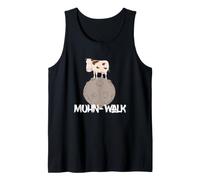 Vache Folle sur la Lune : Moonwalk. Muh T-Shirt drôle Débardeur