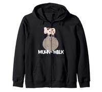 Vache Folle sur la Lune : Moonwalk. Muh T-Shirt drôle Sweat à Capuche