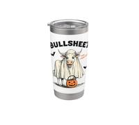 Vache Halloween Outfit Funny Pun Farm Party Gobelet isotherme en acier inoxydable double paroi