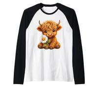 Vache Highland avec Marguerite Manche Raglan