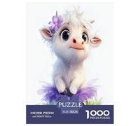 Vache Highland Puzzle 1000 Pièces Educa Jouet en Bois Cadeau Unique Décoration Intérieure Jeu Éduchatif Challenge Toy pour Adultes Et Enfants À Partir De 12 Ans 38x26cm/1000pcs